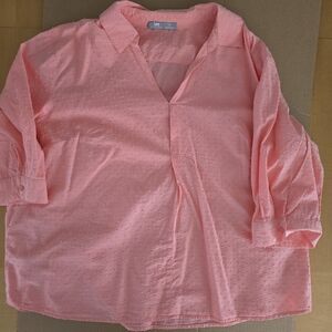 Lee Coral Textured Top